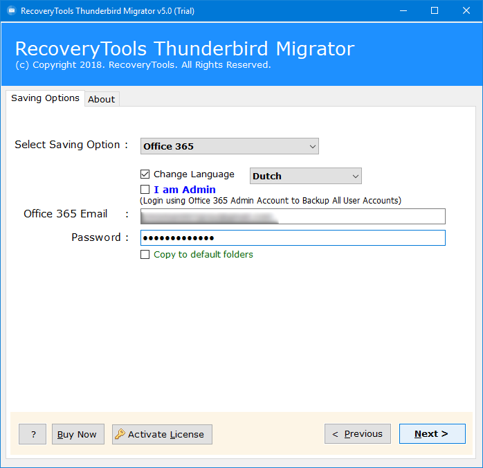 thunderbird connect to exchange