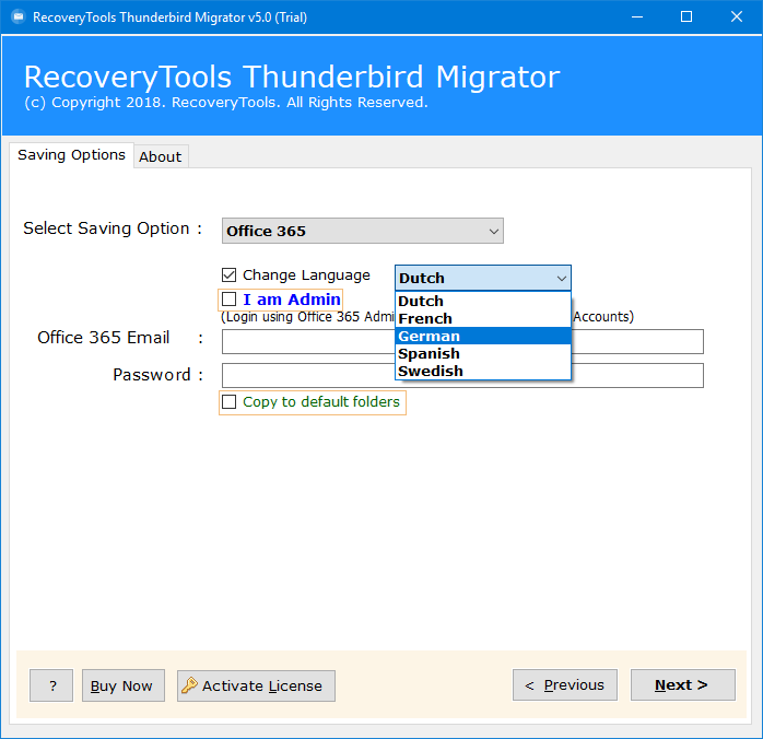 connect thunderbird to office 365